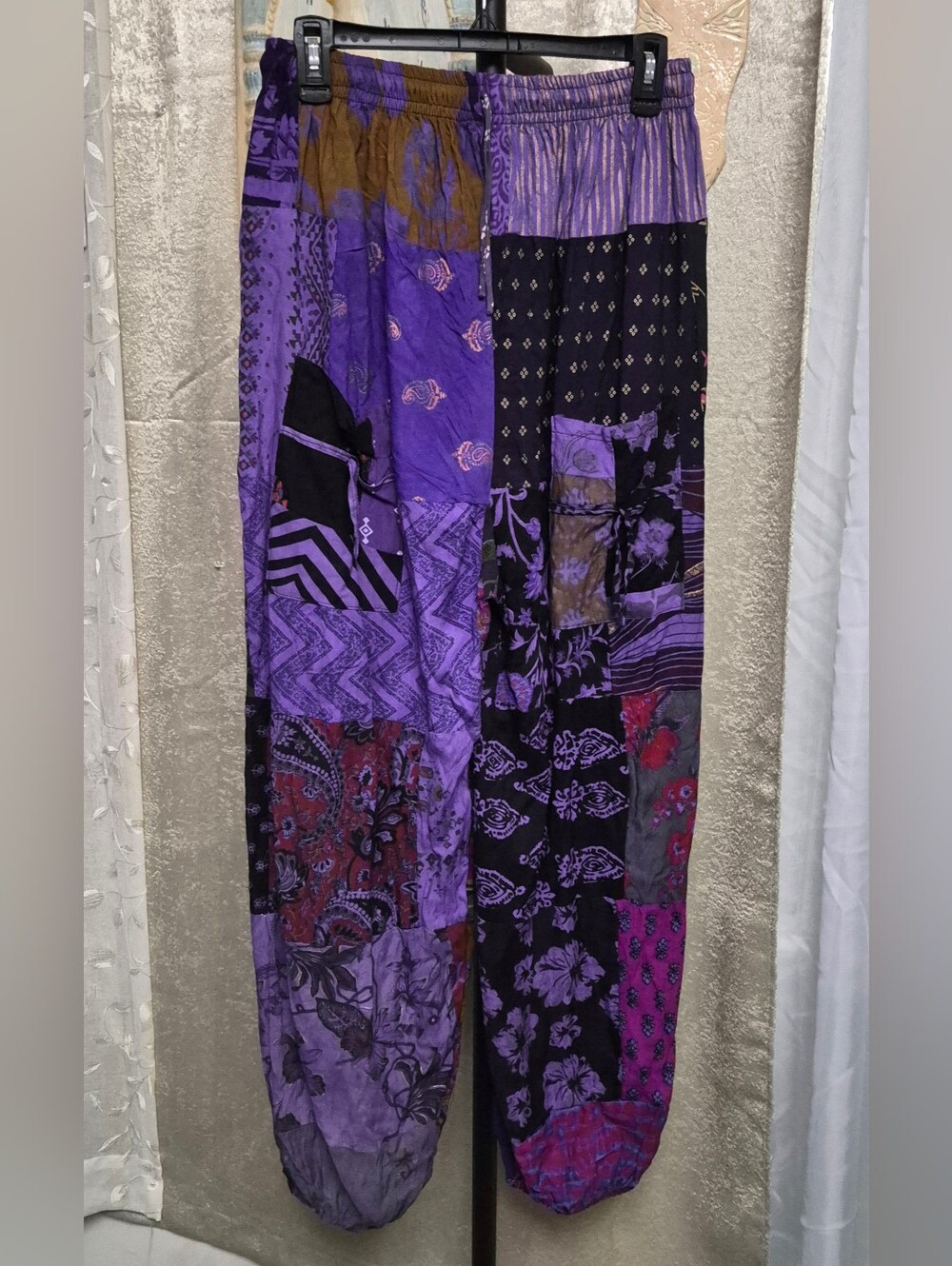 BOHO PATCHWORK HAREM PANTS. NEW!